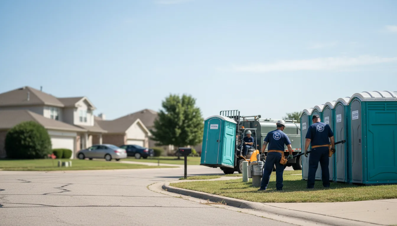 Porta Potty Rental in Mcfaddin, TX near me